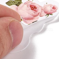 50 stücke cartoon blume papier aufkleber etikettensatz&nbsp;DIY-G066-05