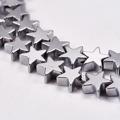 Galvanisieren unmagnetische synthetischen Hämatitkornen Stränge&nbsp;X-G-J173-6x6mm-02