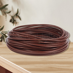 Cordone rotondo in pelle di vacchetta da 10 m&nbsp;WL-CL0001-32B-01