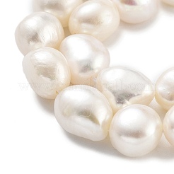 Brins de perles de culture d'eau douce naturelles&nbsp;PEAR-P062-31D