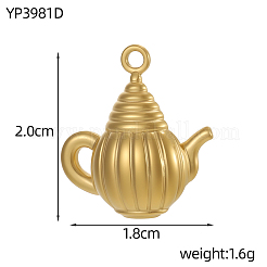 Anhänger aus Edelstahl 304&nbsp;STAS-OY017-11G