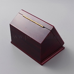 Vitrine mit 9 Platz für Meisterschaftsringe aus Holz&nbsp;CON-WH0086-074
