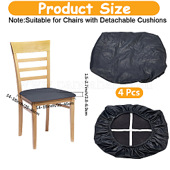 4 x Stuhlbezug aus Kunstleder&nbsp;AJEW-CL0002-04