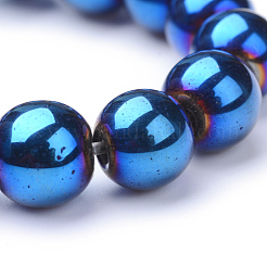 Non magnetici perle ematite sintetico fili&nbsp;X-G-S096-8mm-7