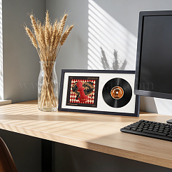 Espositori per CD in vetro MDF&nbsp;ODIS-WH0007-98A