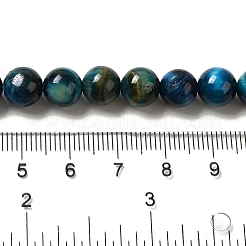 Gefärbt natürlichen Tigerauge Perlen Stränge&nbsp;X-G-G102-A02-03