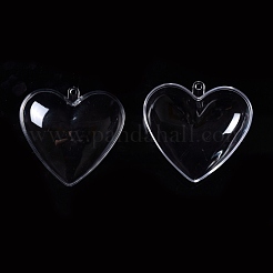 Pendentifs en plastique transparent ouvrables&nbsp;CON-K007-01D