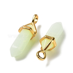 Pendenti a punta in vetro luminoso/bagliore&nbsp;GLAA-K058-01G-02