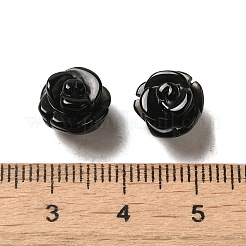 Perline sparse di agata nera naturale tinta e riscaldata&nbsp;G-O156-B-05A