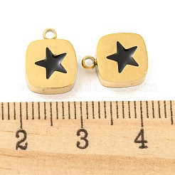 Ionenplattierung (IP) Gestellplattierung 316L chirurgischer Edelstahl Charms&nbsp;STAS-M324-02G