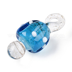 Manuelle Bunte Malerei Anhänger & Charms&nbsp;LAMP-T021-23D