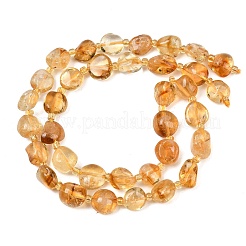 Fili di perle di citrino naturale riscaldate&nbsp;GG-CBA3A44-C04-02