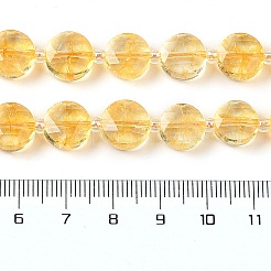 Erhitzte natürliche Citrinperlenstränge&nbsp;G-C116-A05-01