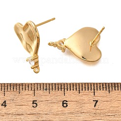 Messing micro pave zirkonia-ohrstecker-Zubehör&nbsp;KK-Z092-03G