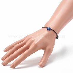 Bracciali con cordino regolabile in poliestere cerato&nbsp;BJEW-JB06543