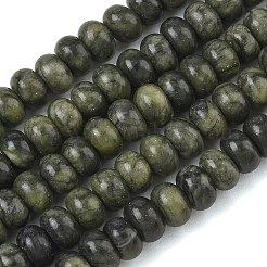 Perles de jade naturel chinois du sud en rangs&nbsp;GG-CBA9281-A04-5x8mm