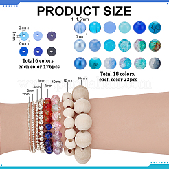 Kit per fare braccialetti fai da te&nbsp;DIY-PH0035-84