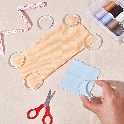 10 Stück Nagelkunst-Make-up-Palettenständer aus Glas&nbsp;MRMJ-WR0001-09