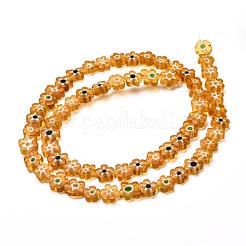 Millefiori a mano fili di perline di vetro&nbsp;LAMP-J035-8mm-03