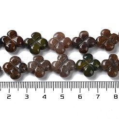 Cuentas de ágata natural india hebras&nbsp;G-M418-D09-01