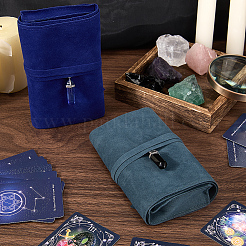 2 sac de rangement en velours double face pour cartes de tarot&nbsp;ABAG-CN0001-36
