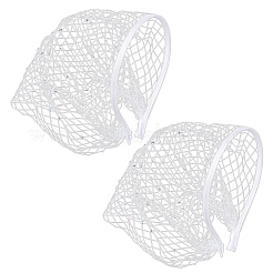 Haarbänder aus Polyester-Strass&nbsp;PHAR-WH0020-06B