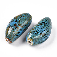 Abalorios de porcelana hechas a mano&nbsp;PORC-N008-08K
