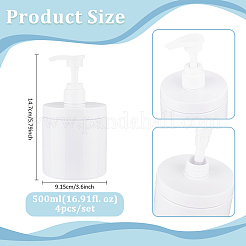 4 Stück leere PET-Kunststoff-Presspumpe-Vorratsflasche&nbsp;MRMJ-BC0003-54