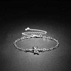 Bracelets de cheville en laiton à la mode&nbsp;AJEW-BB31030