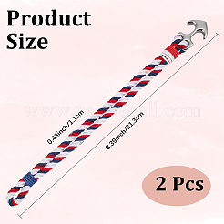 Bracelet à maillons en acier inoxydable (2 pièce)&nbsp;BJEW-CN0001-26