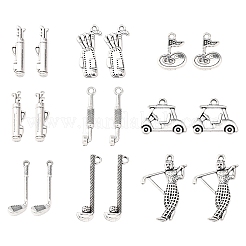 Pendentifs en alliage de style tibétain&nbsp;TIBEP-FS0001-34