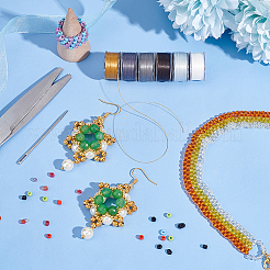 Fil de perles en nylon&nbsp;NWIR-WH0005-10F