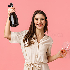 24 Stück 4 Stile Kunststoff Champagnerflasche Einzelhalter&nbsp;AJEW-GF0002-01