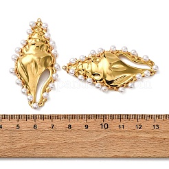 304 Edelstahl große Anhänger&nbsp;STAS-L299-10G