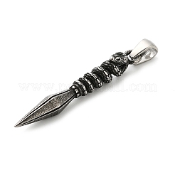 Pendentifs en acier inoxydable chirurgical 316&nbsp;STAS-A123-04B-AS