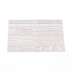Edelstahl Quilten Patchwork Lineal Französisch Schneiden Handwerk Schnittmuster Zeichnung Design DIY Modell Werkzeuge&nbsp;TOOL-WH0121-55