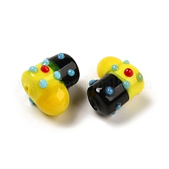 Brins de perles bosselées en verre soufflé faites à la main&nbsp;LAMP-U001-01B-1