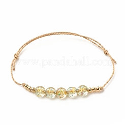 3 set di braccialetti con perline in acrilico a 3 colori&nbsp;BJEW-JB08129