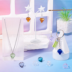 Kits para hacer colgantes con botellas de vidrio de diamantes&nbsp;DIY-TA0012-40F