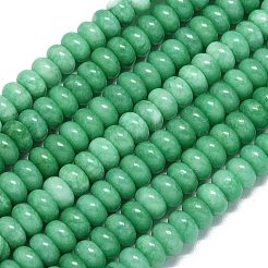 Natürliche Malaysia Jade Perlen Stränge&nbsp;G-B165-G01-6x10mm-02