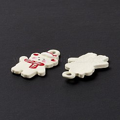Pendentifs en alliage d'émail peints à la bombe sur le thème de noël&nbsp;FIND-E022-01