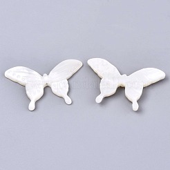 Shell perle bianche naturali&nbsp;SSHEL-N032-10