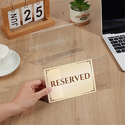 Présentoir pour plaque signalétique en plastique&nbsp;AJEW-WH0348-865B