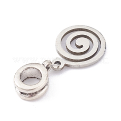 Europäische Anhänger aus Edelstahl 304&nbsp;PALLOY-JF00624-03