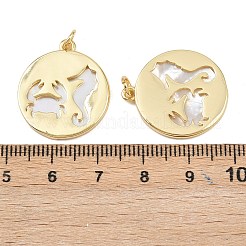 Natürlichen Muschel Anhänger&nbsp;KK-L251-44G-B