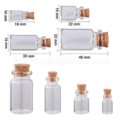 Bouteilles de verre bocal en verre&nbsp;AJEW-YW0001-01