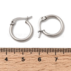 Pendientes de aro de acero inoxidable 304 para mujer&nbsp;EJEW-K334-02P