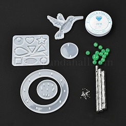 Kit fai da te per la creazione di campanelli eolici colibrì&nbsp;DIY-P028-16