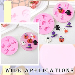 1 lot de 2 moules en silicone à thème Halloween&nbsp;ST-CJ0007-72
