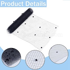 Elastische Deko-Mesh-Bänder aus Polyester&nbsp;DIY-GF0009-01A